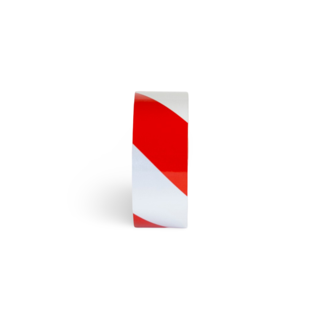Avery Dennison Markierungsband 50mm| Rot/Weiß | Retro Reflektierend | Rechtsweisend - Dinoflex