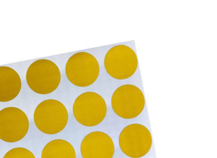 Avery Dennison T-1501 gelb | RA1/A | Retro Reflektierende Kreise | Ø 30 mm - Dinoflex
