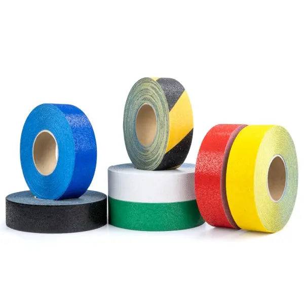 Vloermarkeringstape geel reflective antislip 50mm x 12,5mtr - Reflexfolie