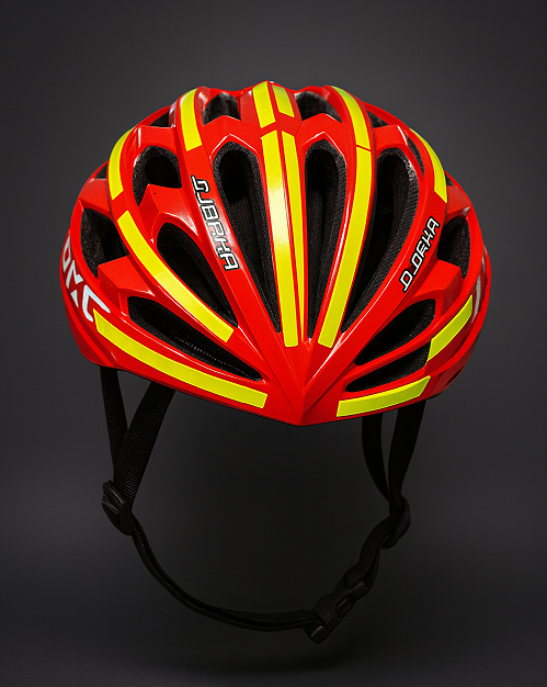 Reflektierende Fluor-PVC-Streifen für Helm und Fahrrad - Reflexmarkierung