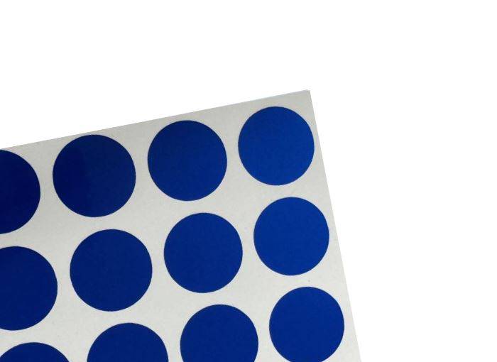 Avery Dennison T-1505 blau | RA1/A | Retro Reflektierende Kreise | Ø 30 mm - Dinoflex