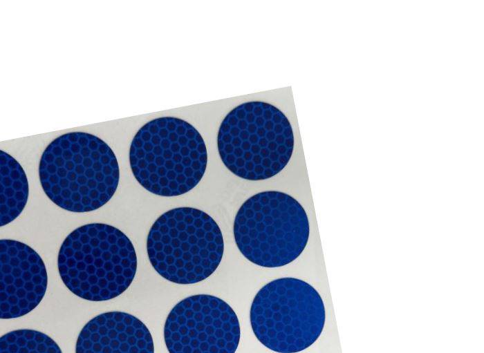 Avery Dennison V-8008 blau  | RA2/C | Retro Reflektierende Kreise | Ø 30 mm - Dinoflex