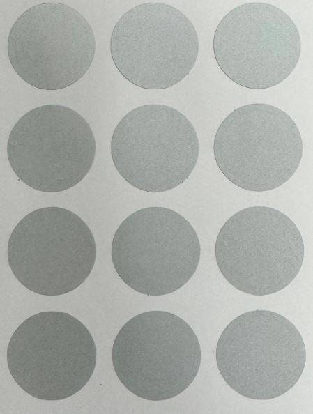 Avery Dennison T-1500  weiß | RA1/A | Retro Reflektierende Kreise | Ø 30 mm - Dinoflex