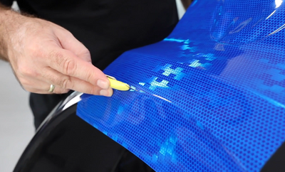 Reflexfolie V-8005 Blau - Reflexmarkierung