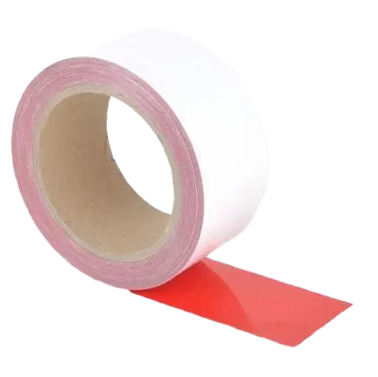 Vloermarkeringstape rood verwijderbaar 50mm x 15mtr - Reflexfolie