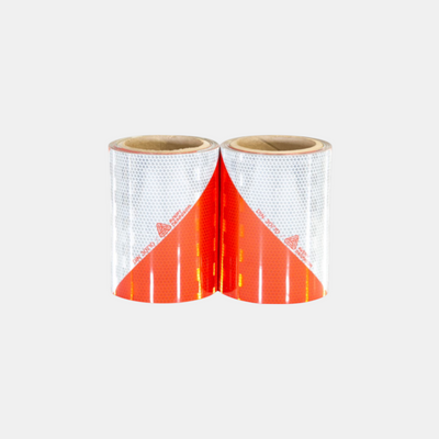 Industriemarkierung Rot/Weiß Set links + rechts | Reflexmarkierung