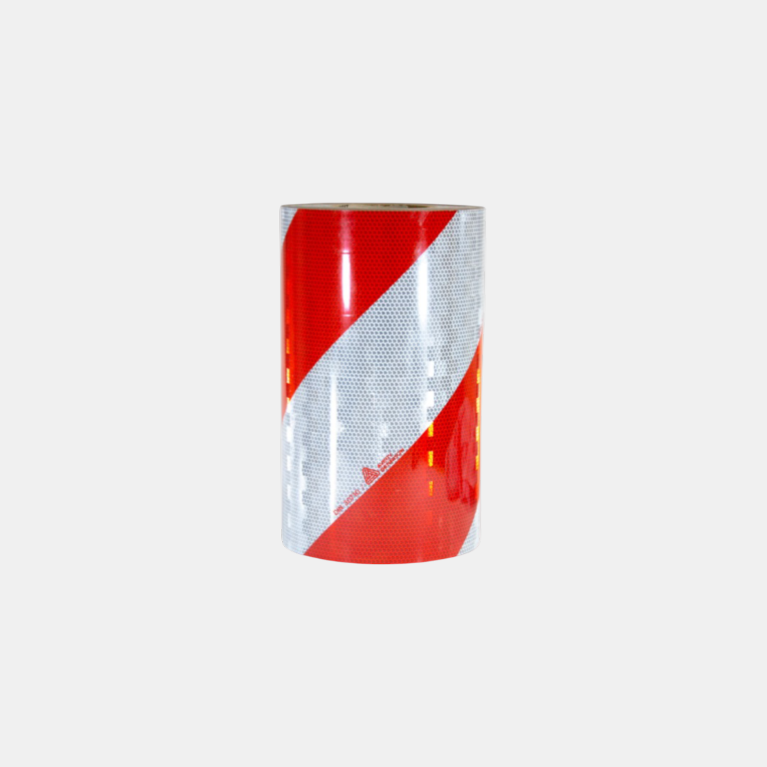 Industriemarkierung Rot/Weiß retroreflektierend | Reflexmarkierung