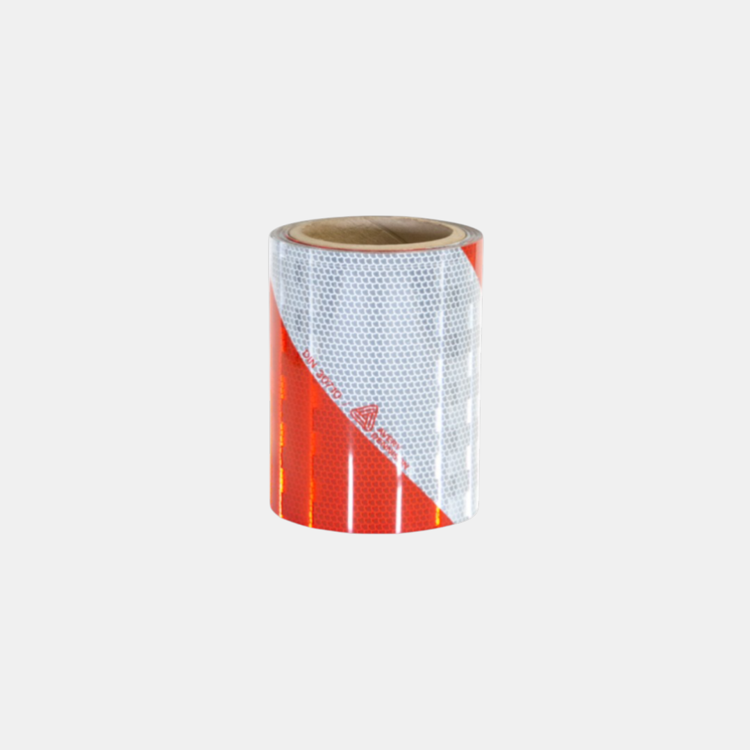 Industriemarkierung Rot/Weiß retroreflektierend | Reflexmarkierung