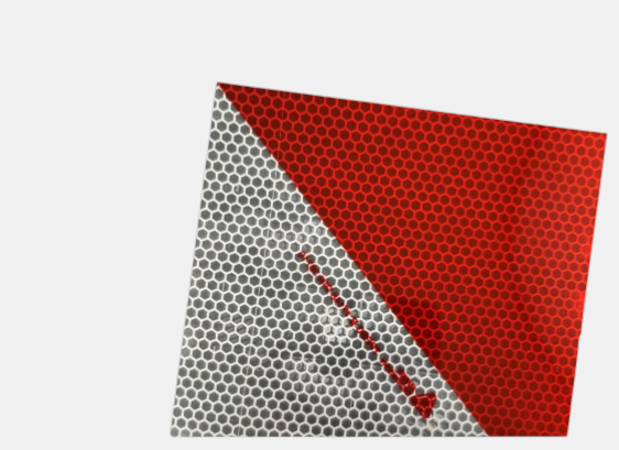 Chevron-Folie V-8000 Rot/Weiß | Avery Dennison