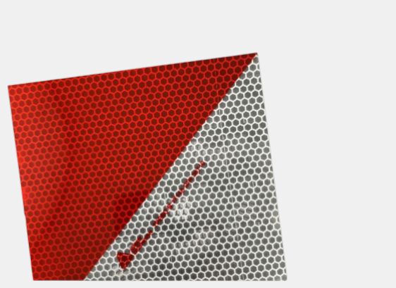 Chevron-Folie V-8000 Rot/Weiß | Avery Dennison