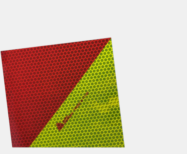 Chevron-Folie V-8013 Gelb/Rot | Avery Dennison