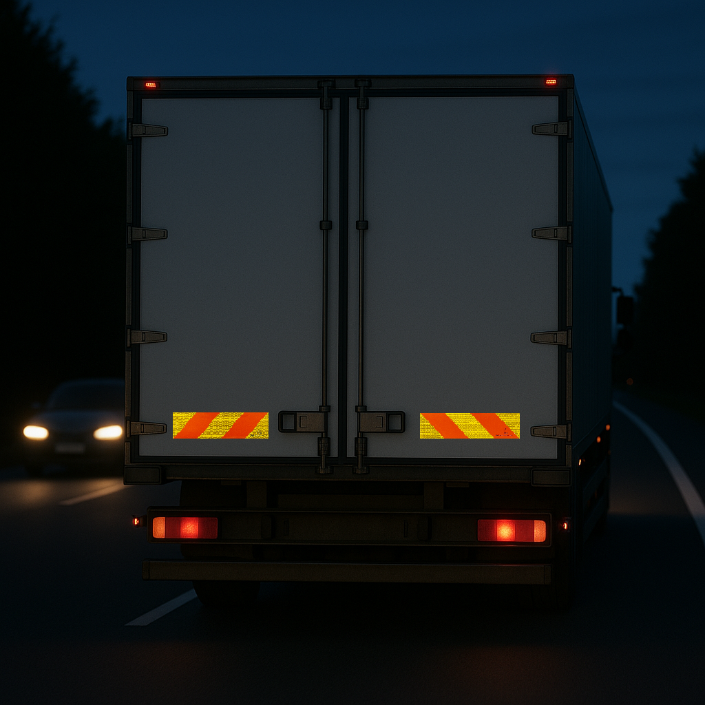 Markierungsaufkleber Set LKW ECE-70/1 - Reflexmarkierung